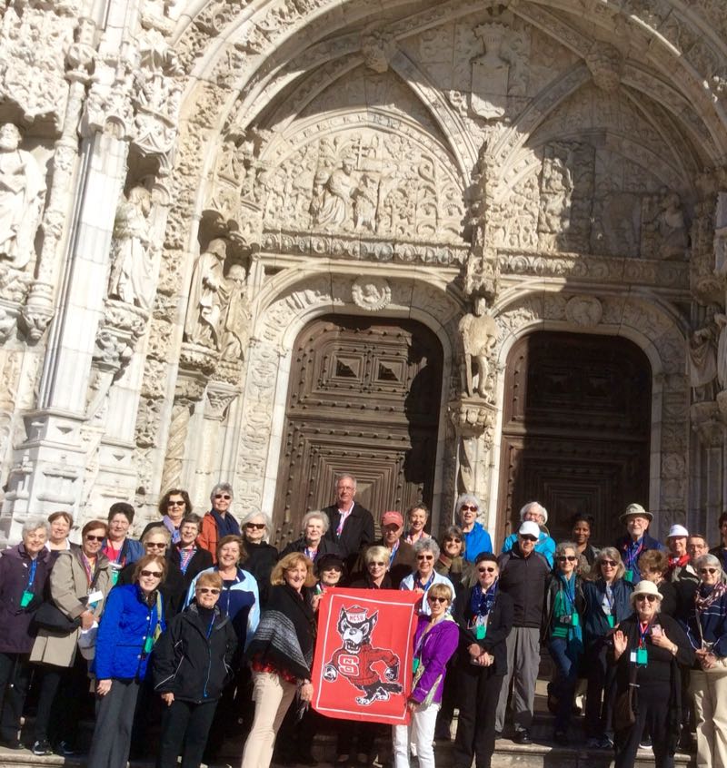 Group at Jeronimos Monastery in Lisbon